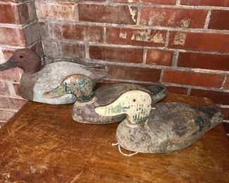 Antique Wooden Duck Decoys