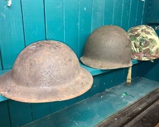 Antique Military Helmets