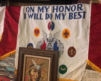 Vintage Eagle Scout Boy Scout Banner