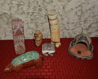 Native American Fetishes, Pottery
