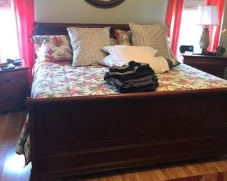 BEAUTIFUL KING SLEIGH BED