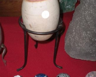 carved herdstone marbles, etc.