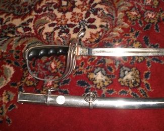 detail of sabre