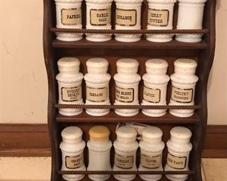 Vintage spice rack