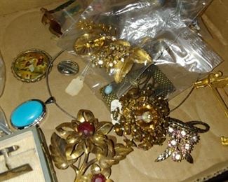 Huge selection of vintage jewelry