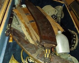 Vintage swords knives Etc