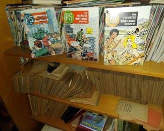 Huge selection of vintage comic books
