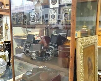 Hundreds of cameras vintage cameras