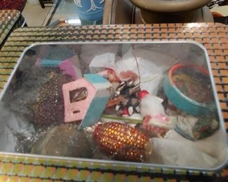 Vintage Christmas ornaments