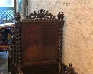 Beautiful French beds from a hunting lodge in France