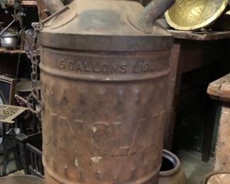 Antique gas cans