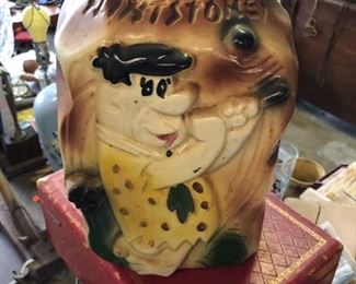 Rare vintage Fred Flintstone cookie jar