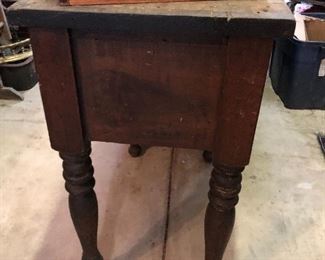 One wide board on the top