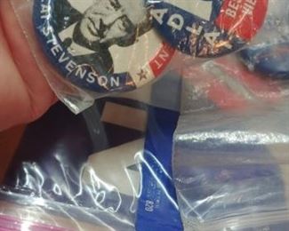 Vintage political memorabilia