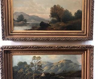 Beautiful vintage oil paintings