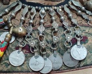 Tribal coin necklace