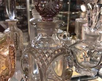 Gorgeous vintage perfume bottles