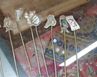 Sterling silver mother of pearl horderve Forks