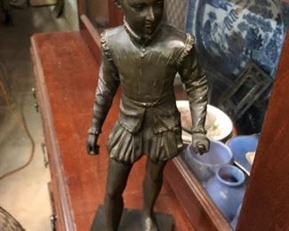 19Th C. French Bronze Of Young Henry IV