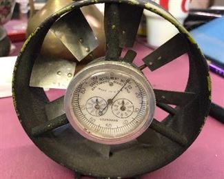 Vtg Working DAVIS INSTRUMENT MFG. ANEMOMETER COAL MINING AIR FLOW METER BALT, MD