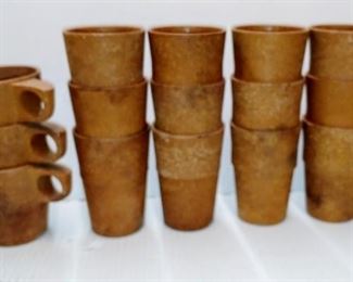 Vintage 1966 Vietnam War Era United States Armed Forces Melmac Melamine Drink Cups & coffee cups