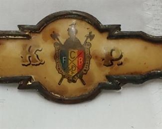 Knights of Pythias pin celluloid