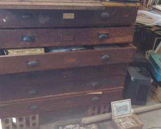 We will be taking sealed bids for all of the arrowheads. The bids will be open the last day of the sale at 2 p.m. 
This wooden piece it's full all the drawers plus all boxes of arrowheads. Arrowheads that have already been individually priced and another area are not included.
You are welcome to go ahead and send sealed bids to my email. BIDS start 500.00 

Kellyk0821@gmail.com