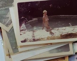 Carl Neubert's private photo album with wife Ruth Warrick playing with her German Shepherd ( other soft nudes of unknown ladies in Hollywood) 