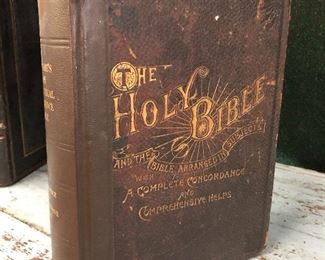 Beautiful 1893 Bible concordance