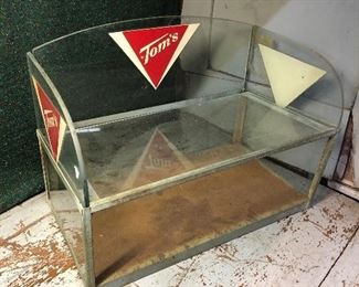 Rare glass Toms store display