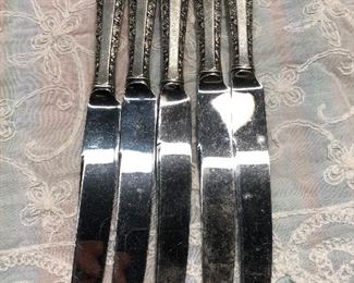Towle Candlelight sterling silver five knives!! 