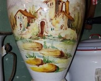 Hundreds of vintage lamps