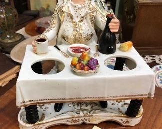 Beautiful rare old pairs inkwell!! 