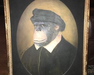 Chimpanzee Portrait #7