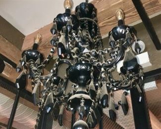 Black Crystal Chandeliers