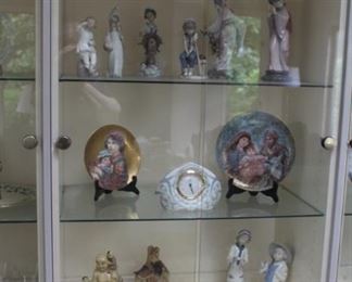 Hibel plates, Lladro figurines