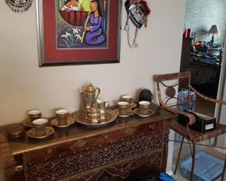 Fine Carved Thai Table