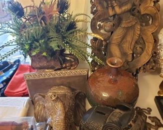 Carved Wood and Banks