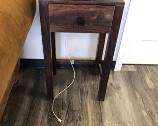 Indonesian wood nighstand