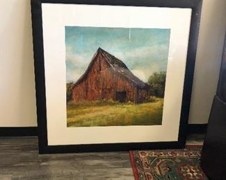 Farmhouse art work print 56 by 56