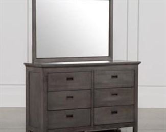 Living spaces owen dresser and mirror