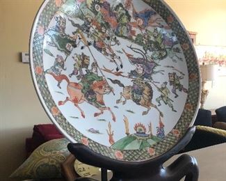 Chinese wall art plate