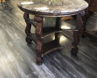 Marge Carson Granite entry table
