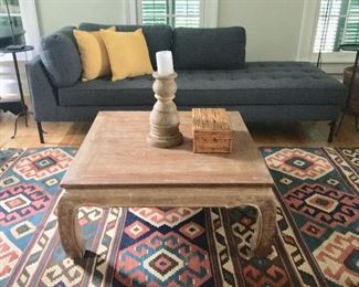 Blu Dot contemporary sofa offered by Susie's Key West Estate Sales