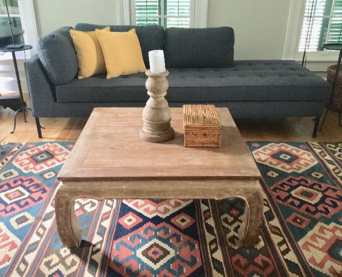 Blu Dot contemporary sofa offered by Susie's Key West Estate Sales