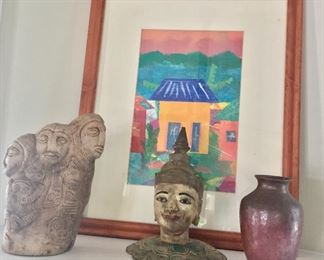 Folk Art Pieces offered by Susie's Key West Estate Sales