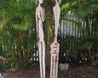 Adam and Eve sculpture by John Martini offered by Susie's Key West Estate Sales