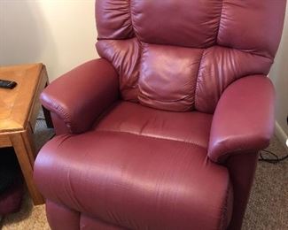 One year old lift chair leather