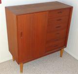 Teak midcentury chest