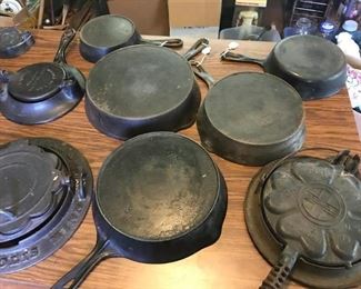 Wagner cast iron frying pans and more